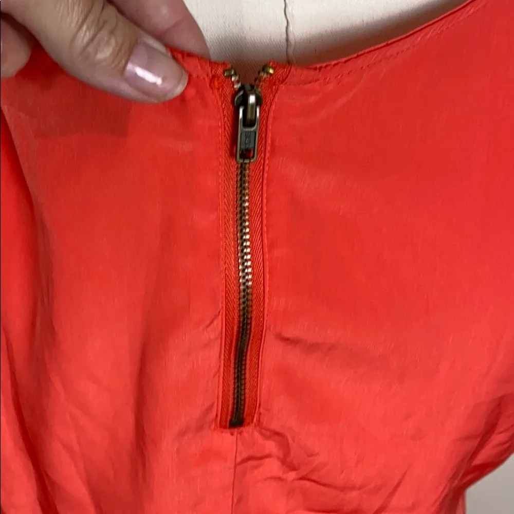 NWT MOSSIMO Orange Sleeveless Summer Dress Sz XSMALL - Picture 5 of 8